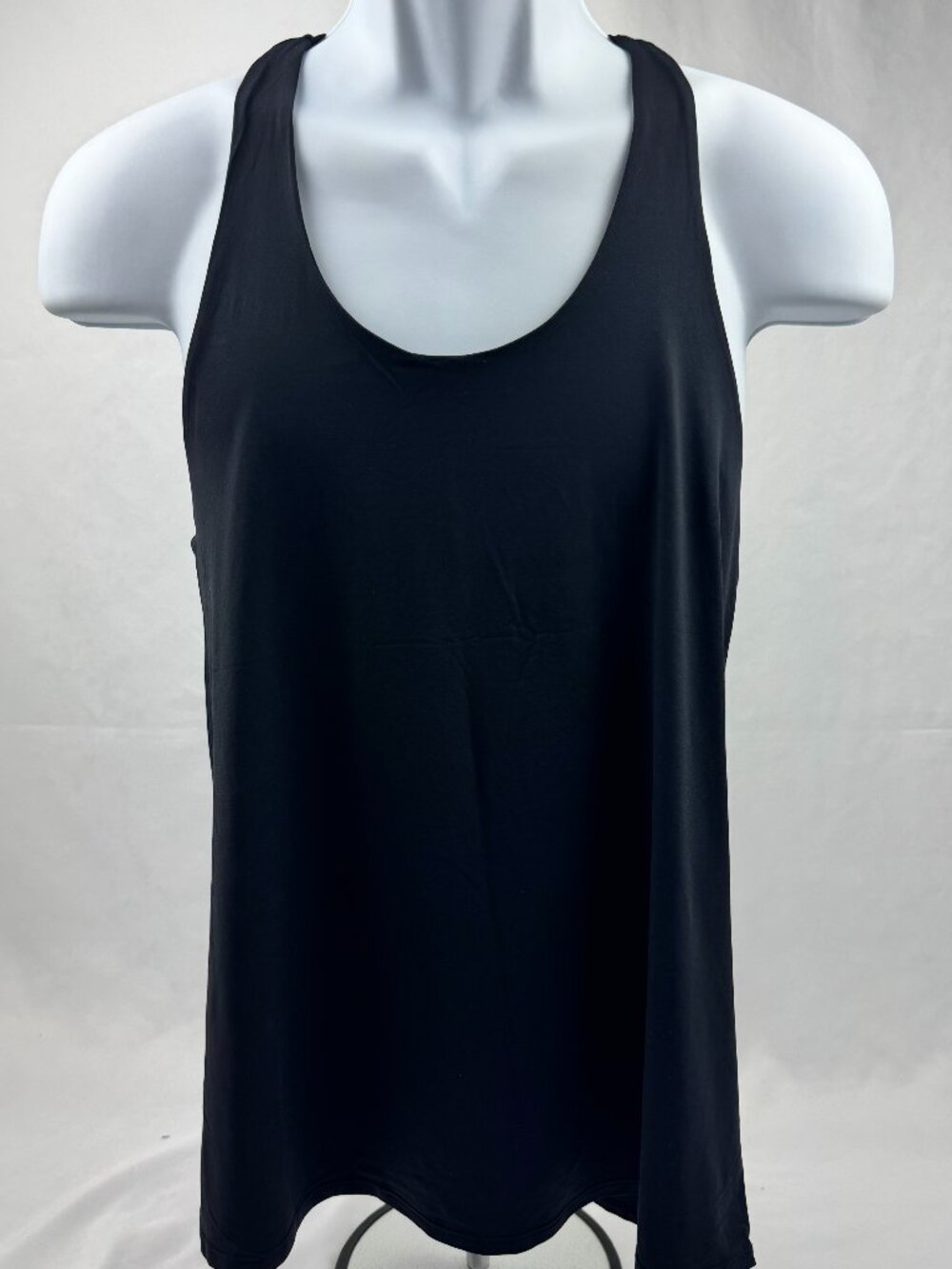 ALO Women's Black Racerback Twist Front Yoga Tank Top Size S Nylon Stretch